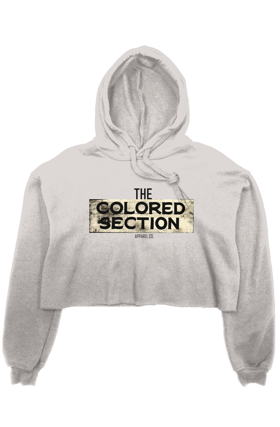 crop fleece hoodie