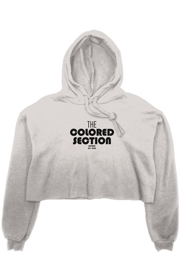 crop fleece hoodie