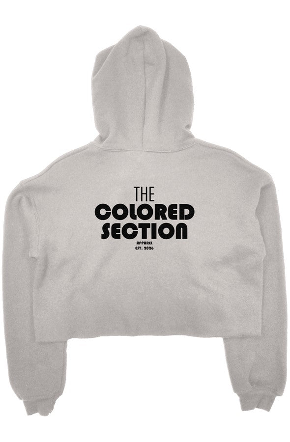 crop fleece hoodie