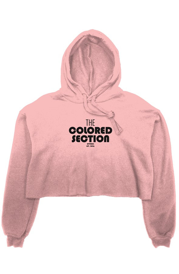 crop fleece hoodie