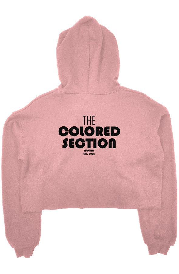 crop fleece hoodie