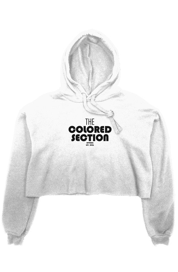 crop fleece hoodie