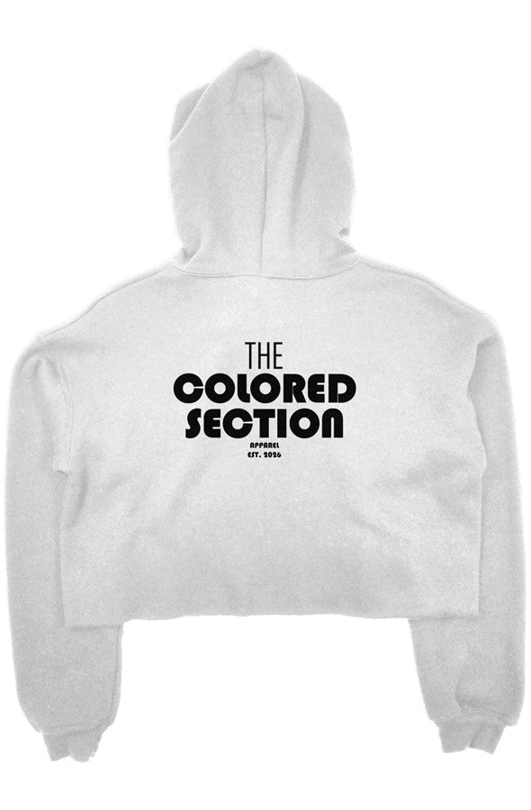 crop fleece hoodie