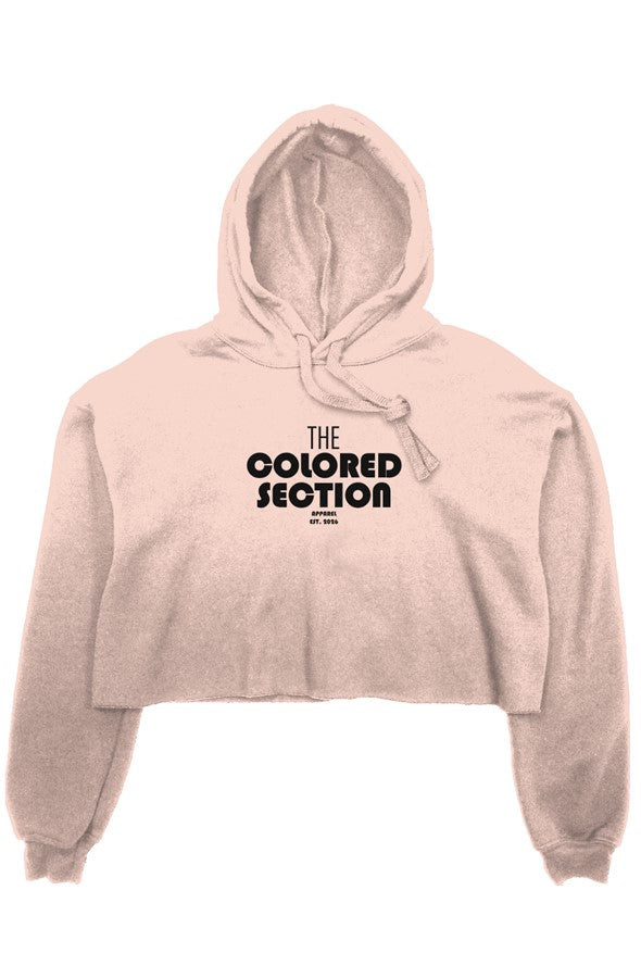 crop fleece hoodie