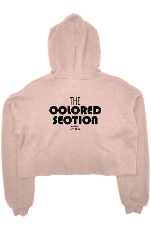 crop fleece hoodie