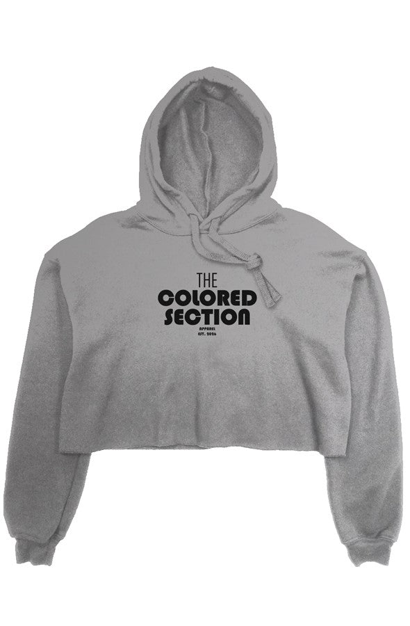 crop fleece hoodie
