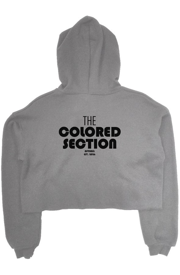 crop fleece hoodie