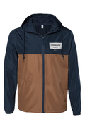 Classic Navy Saddle Windbreaker