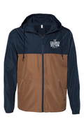 Classic Navy Saddle Windbreaker