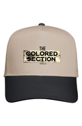 Khaki Crown Two Tone Cap
