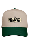 Khaki Crown Two Tone Cap