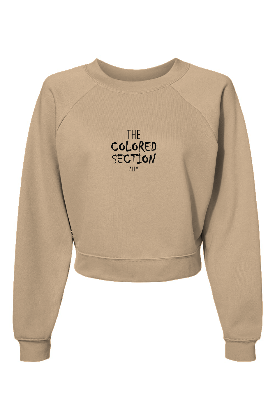 ALLY Womens Raglan Pullover Fleece Sweatshirt