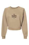 ALLY Womens Raglan Pullover Fleece Sweatshirt
