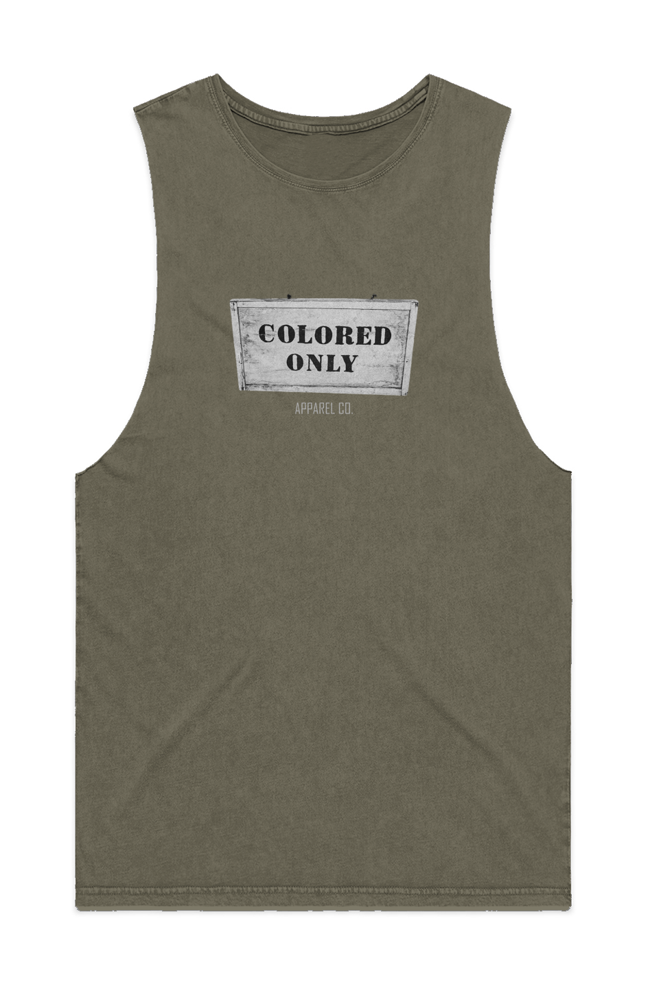 MENS STONE WASH BARNARD TANK
