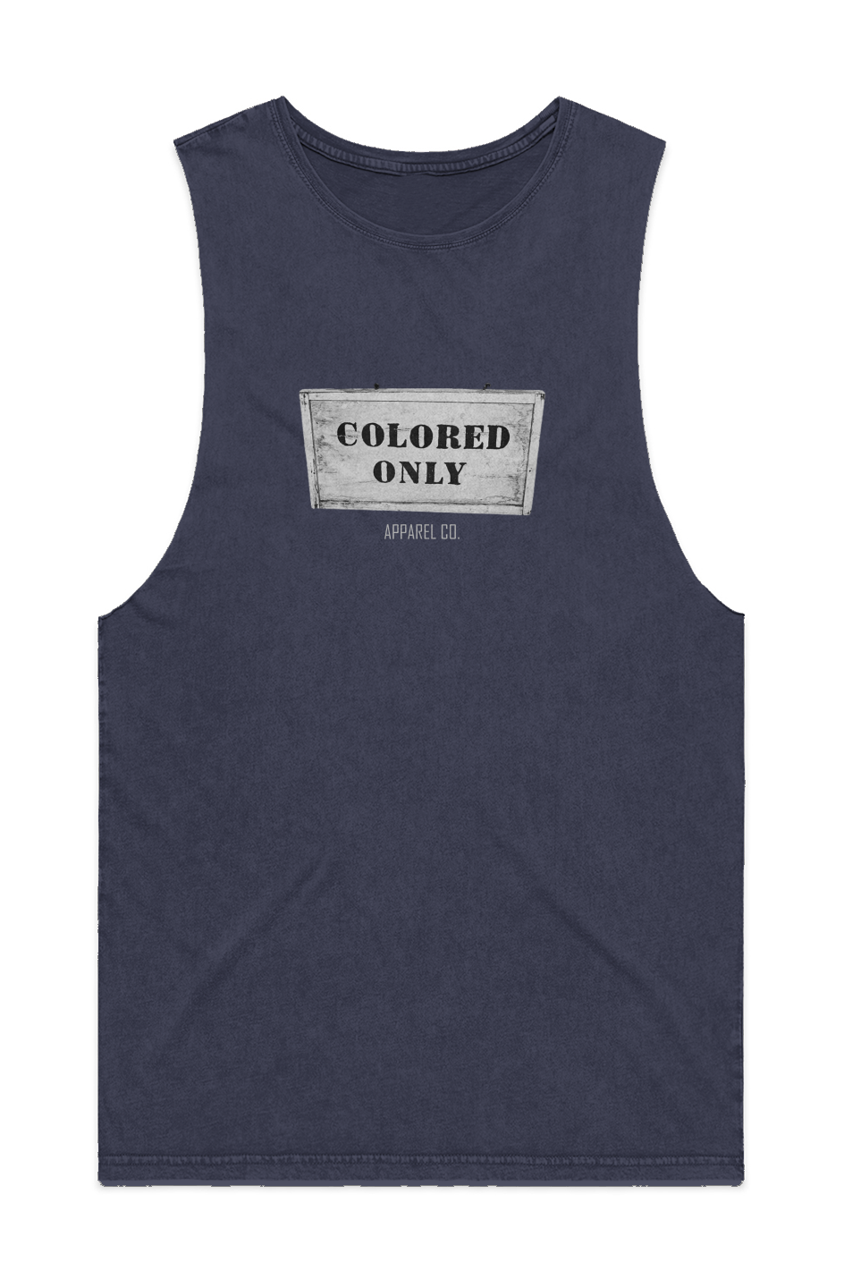 MENS STONE WASH BARNARD TANK
