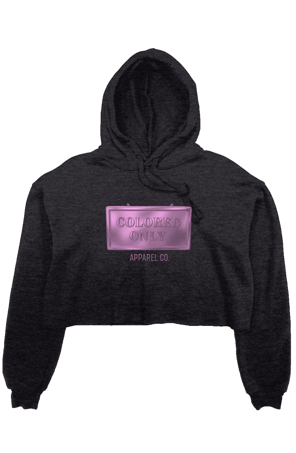 crop fleece hoodie