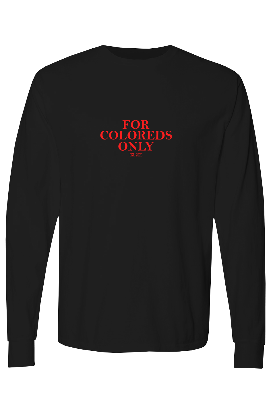 Garment Dyed Long Sleeve T Shirt