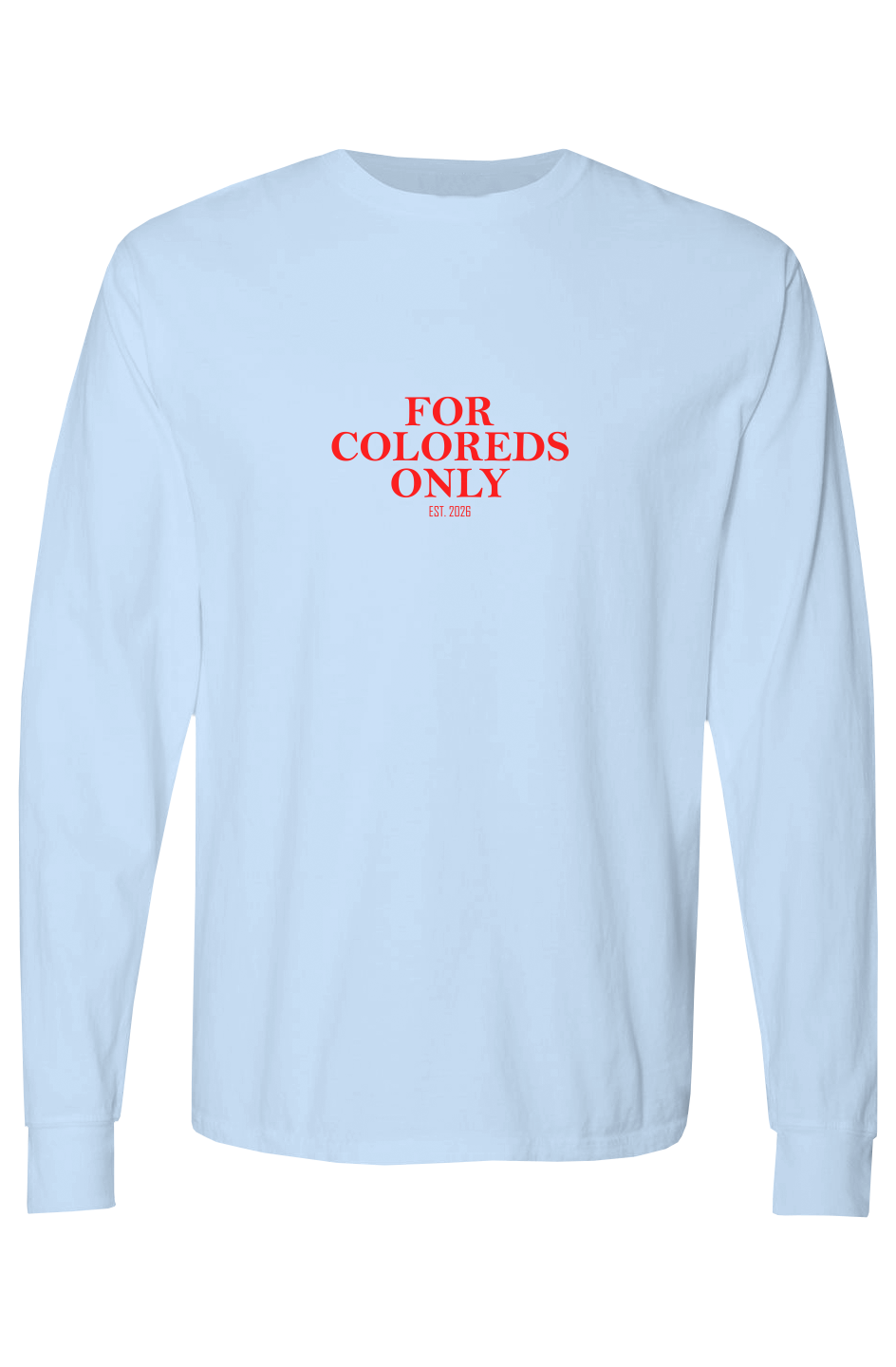 Garment Dyed Long Sleeve T Shirt