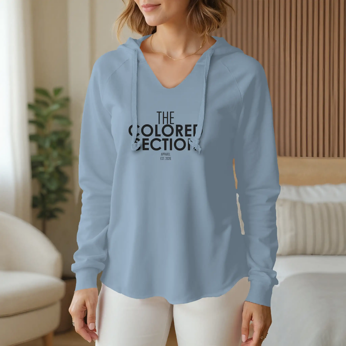 TCS Womens Lightweight Wash Hooded Sweatshirt